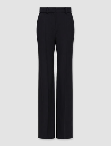 Wool Viscose Faille Morissey Trousers